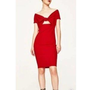 Zara Front Die Bodycon Dress
